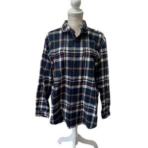 Carhartt Men's Hubbard Classic Plaid Long Sleeve Shirt Size Large